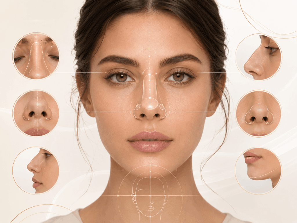 Rinoplastia que puede requerir revisión 2 Resultados estéticos insatisfactorios